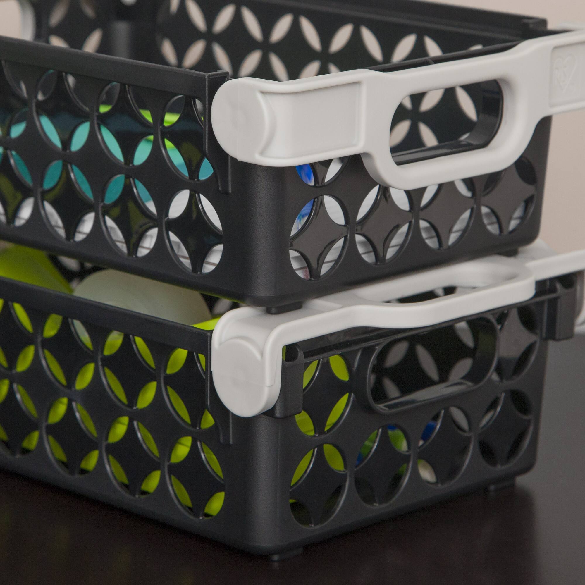 Iris® Black Decorative Baskets, 3 Combo Set